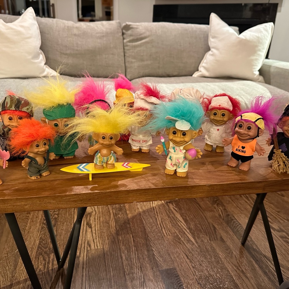 Lot of 13 vintage Russ trolls 1990s